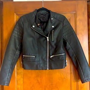 Leather Bomber Jacket